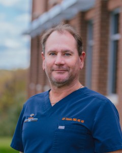Jeff the dentist at VA Implants smiling