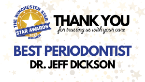 Best Periodontist, Dr. jeff Dickson award